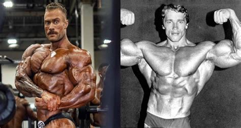 arnold vs cbum|Chris Bumstead Compares Arnold Schwarzeneggers。